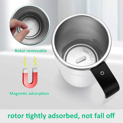 Novixfinds® Smart Temperature Mug: Rechargeable Self-Stirring Cup (12oz)