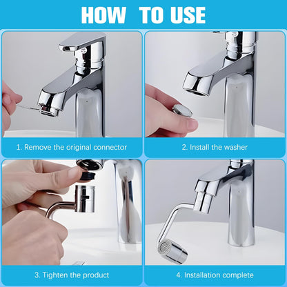 1440° Swivel Faucet Extender